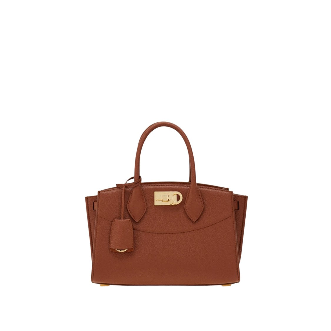 Salvatore Ferragamo Hammered Leather Handbag