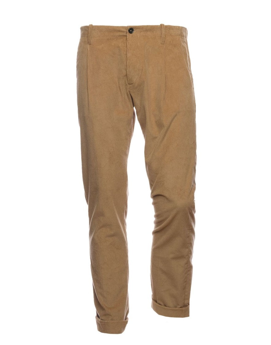 Nine In The Morning Straight-Leg Corduroy Trousers With Button Fastening