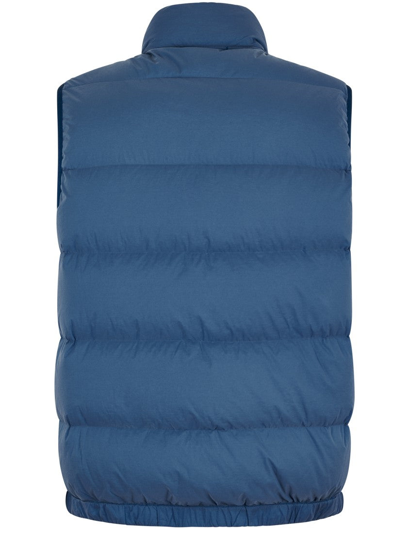 Stone Island Sleeveless Padded Vest With High Collar
