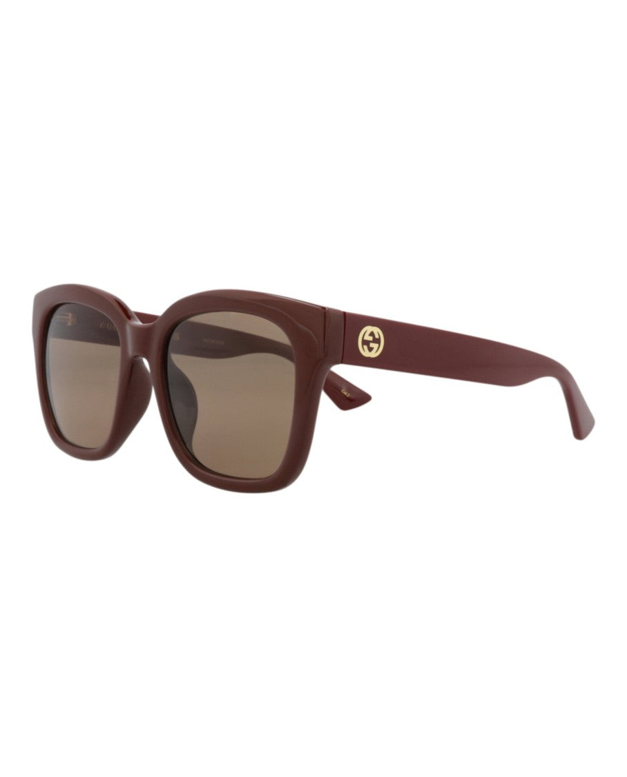 Gucci Square-Frame Injection Sunglasses