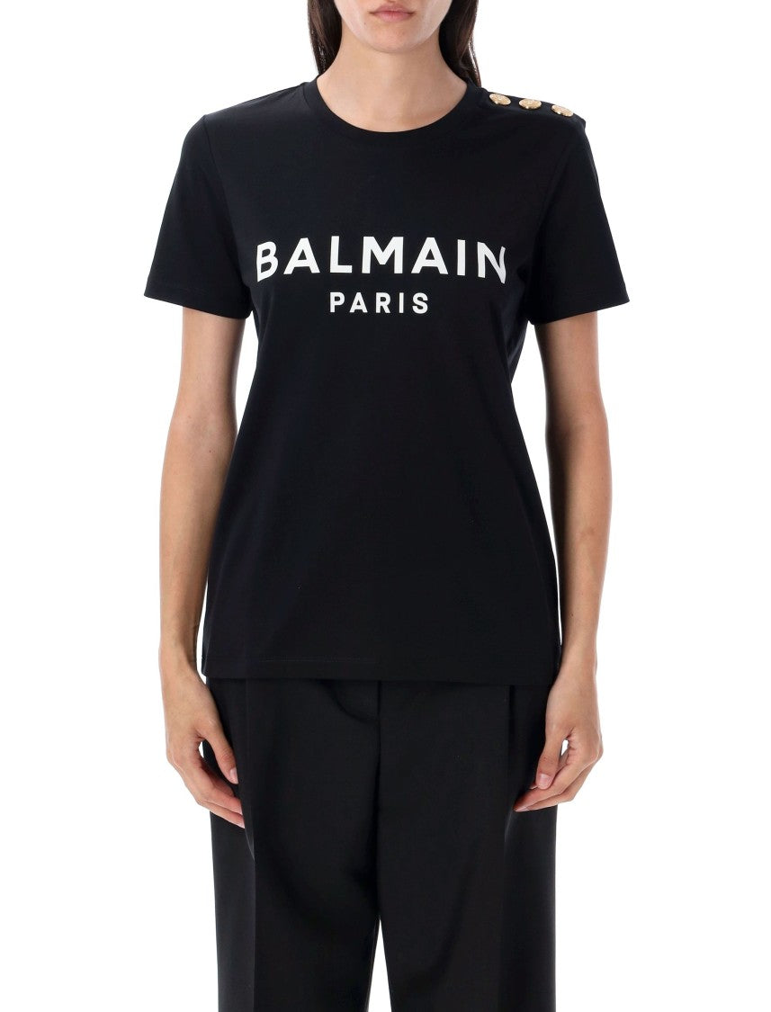 Balmain Printed Logo T-Shirt