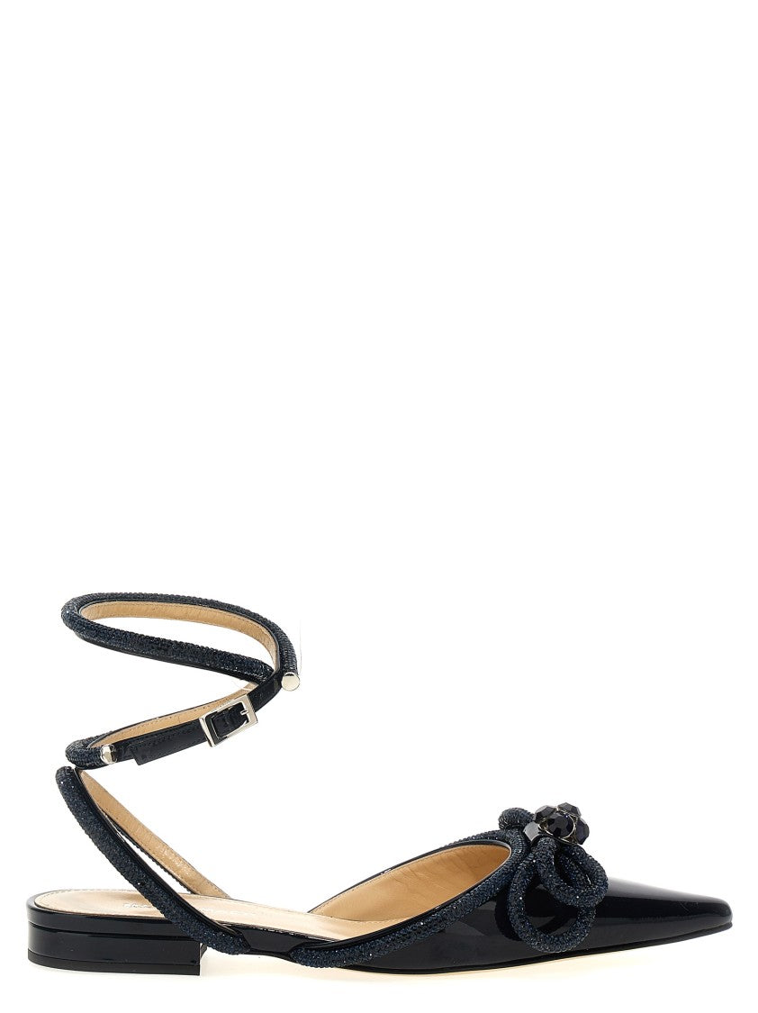 Mach & Mach Double Bow' Ballet Flats