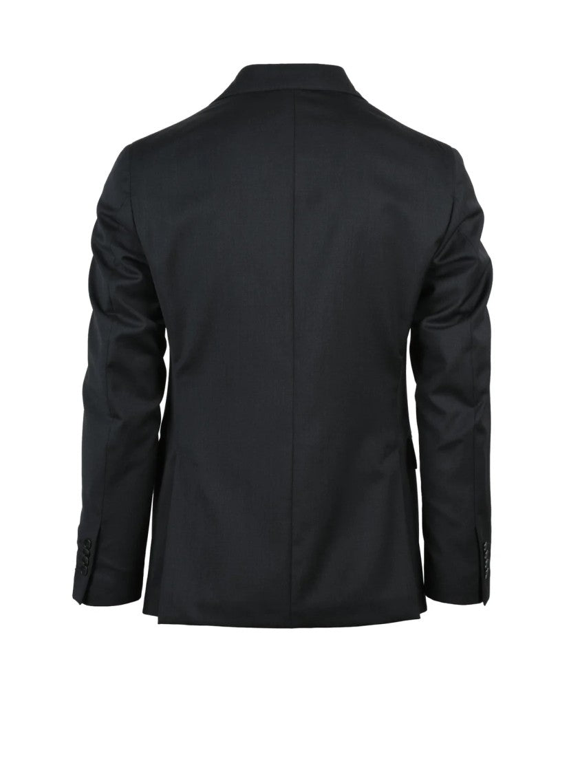 Luigi Bianchi Virgin Wool Tailored Jacket With Unlined Design