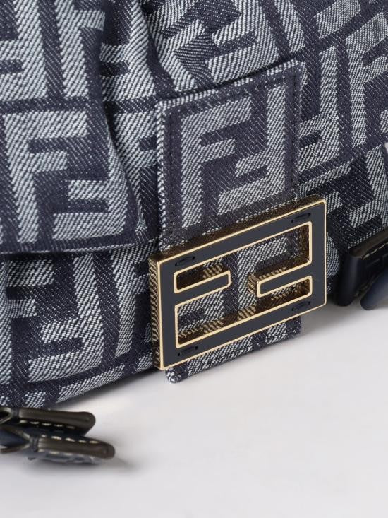Fendi Canvas Monogram Crossbody Bag