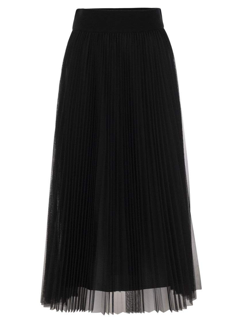Fabiana Filippi Pleated Tulle Skirt