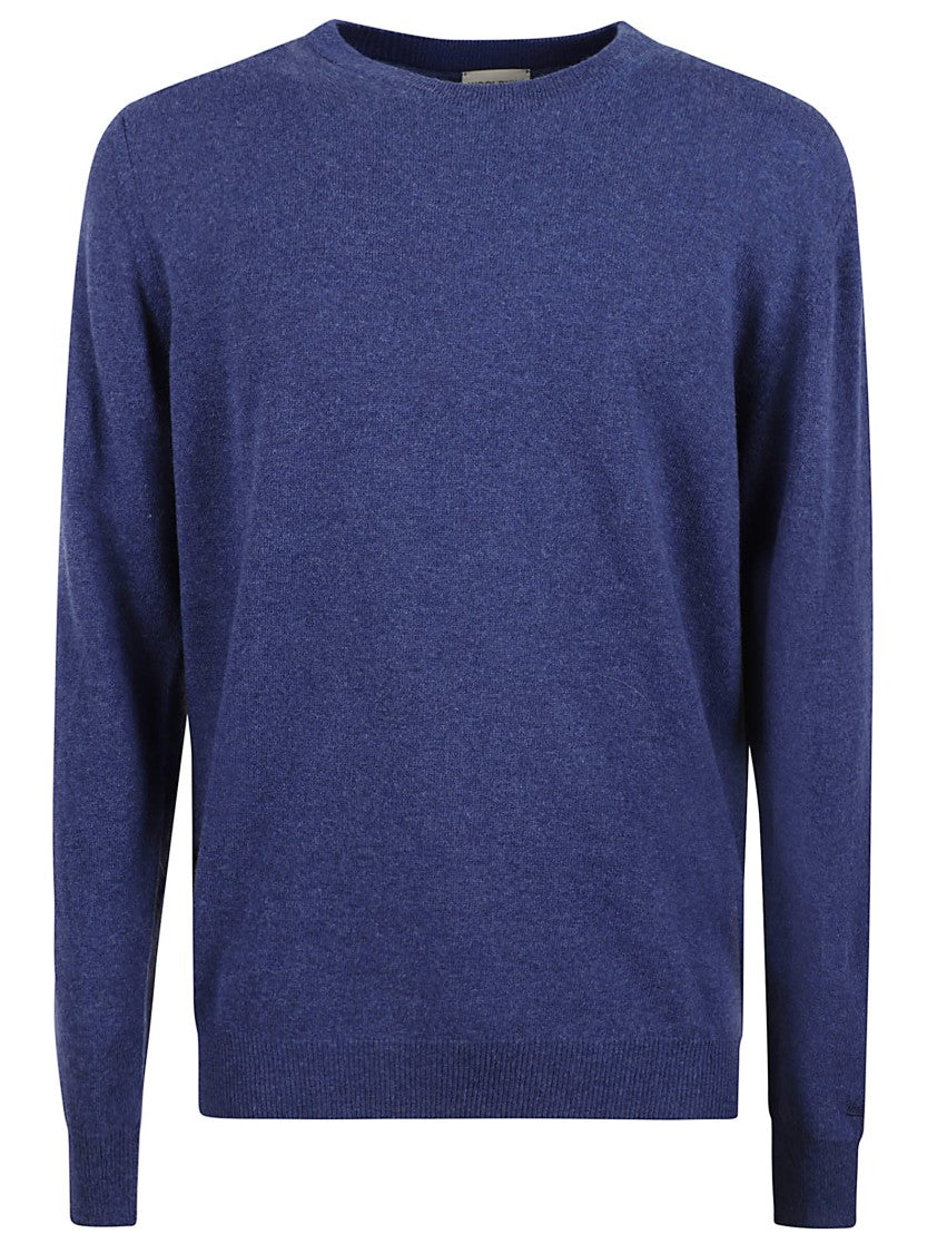 Woolrich Classic Crew Neck Sweater In Soft Wool