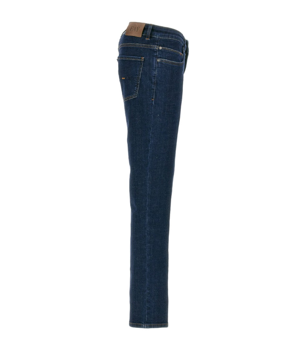 Fay Slim Fit Blue Denim Jeans
