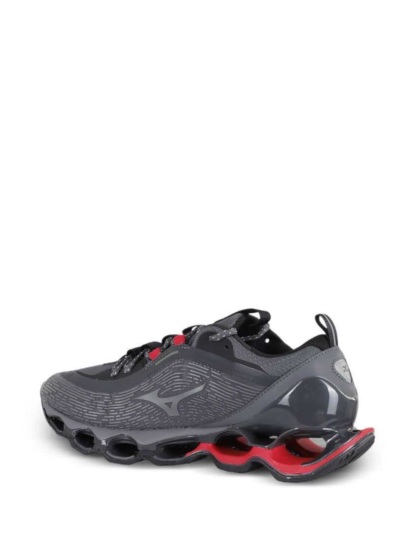 Mizuno Lace-Up Sneakers With Contrasting Inserts