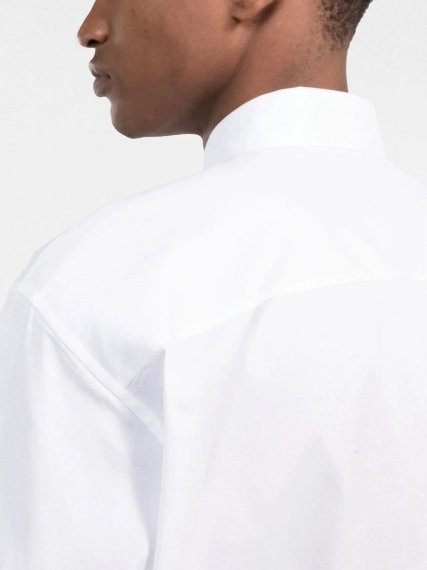Dsquared2 Relax Dan White Cotton Pointed Shirt