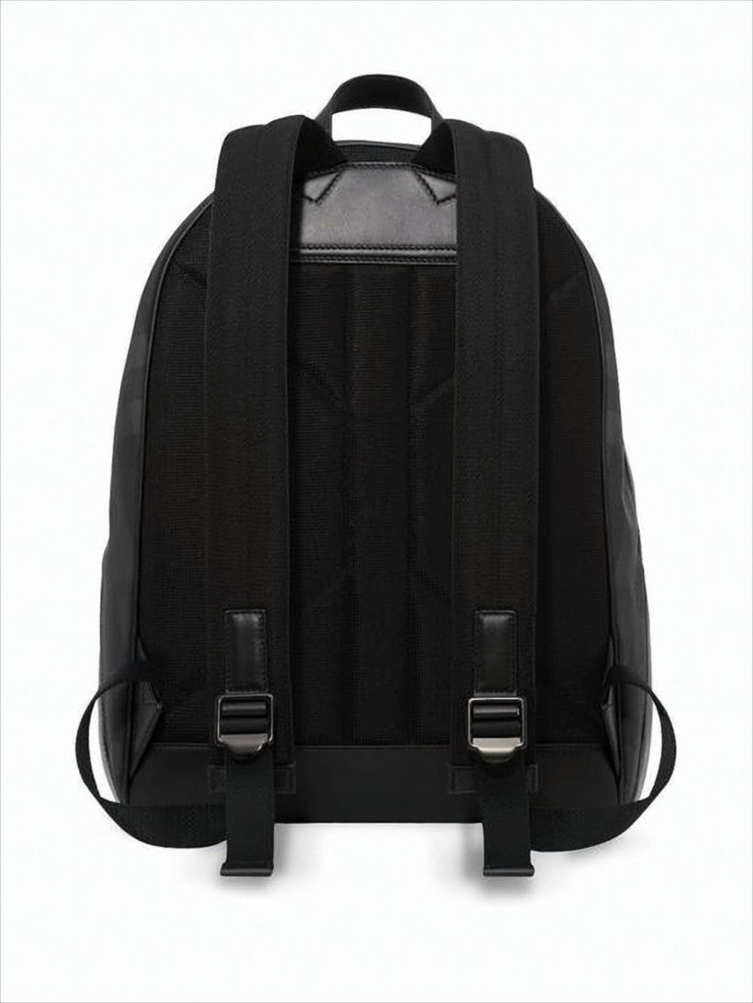Burberry Black Checkered Design Burberry Backpack