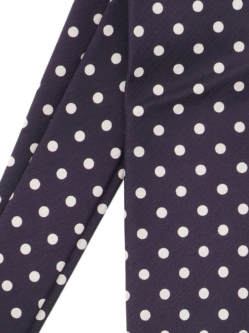 Tom Ford Silk Tie In Rich Purple