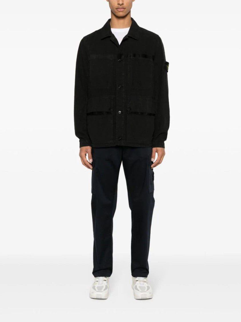 Stone Island Compass Badge Shirt Jacket