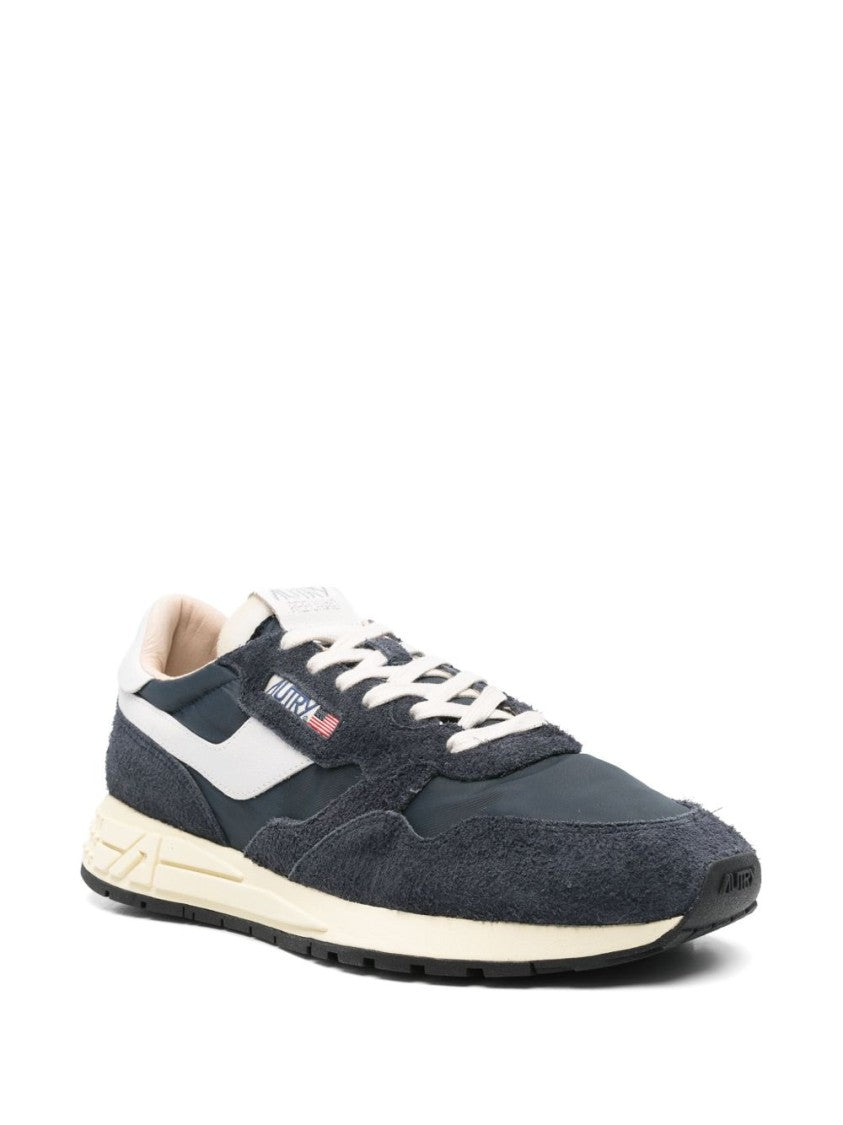 Autry Reelwind Navy Blue Low Sneakers