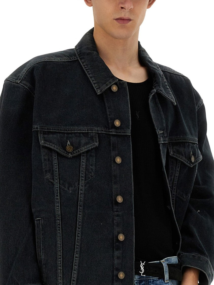 Saint Laurent Oversized Denim Jacket