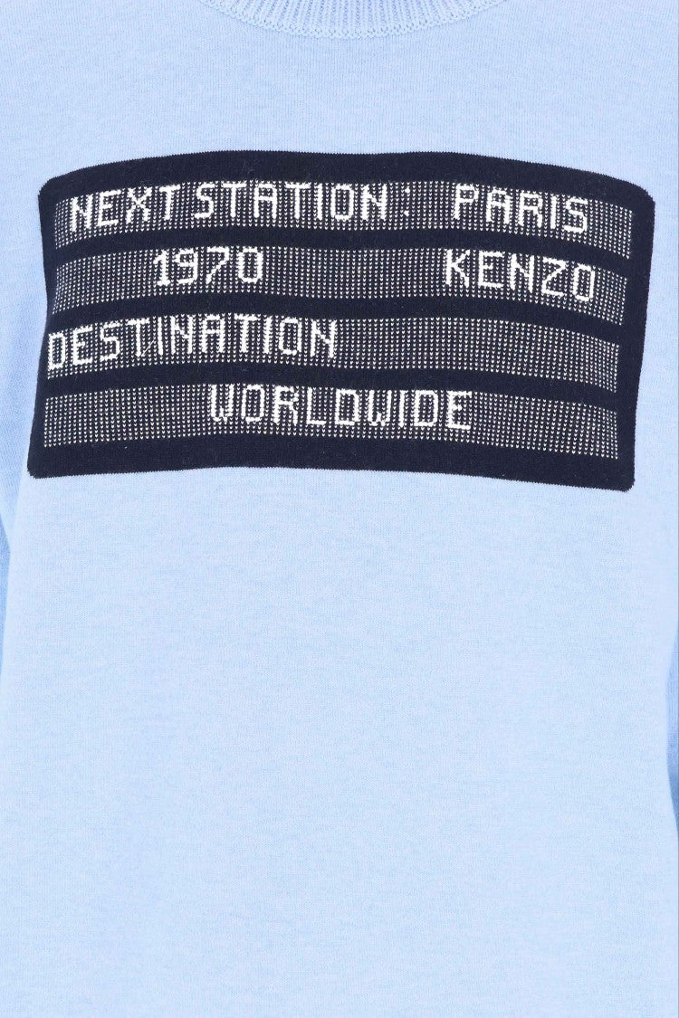 Kenzo City Jumper Wool Blend Crewneck Sweater