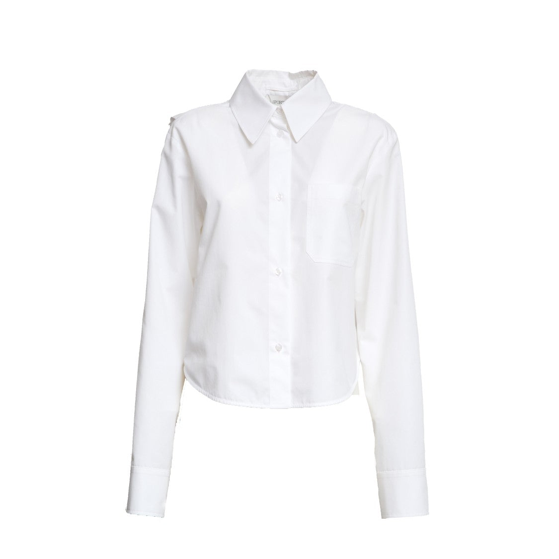 Sportmax Ceppo Technical Cotton Cropped Shirt