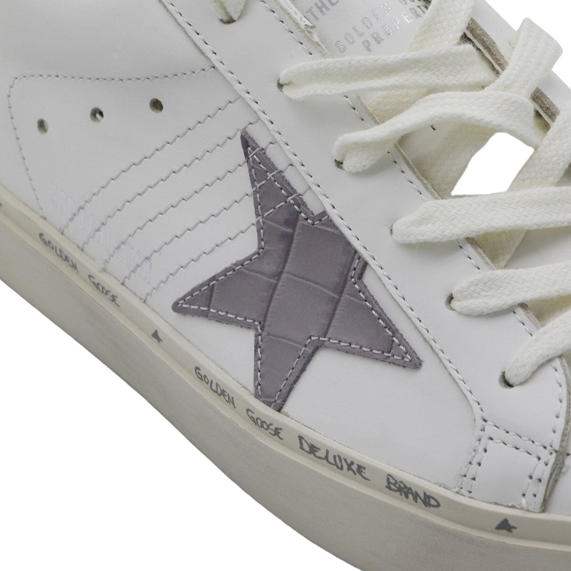 Golden Goose Low-Top Sneakers With Textured Star Patch