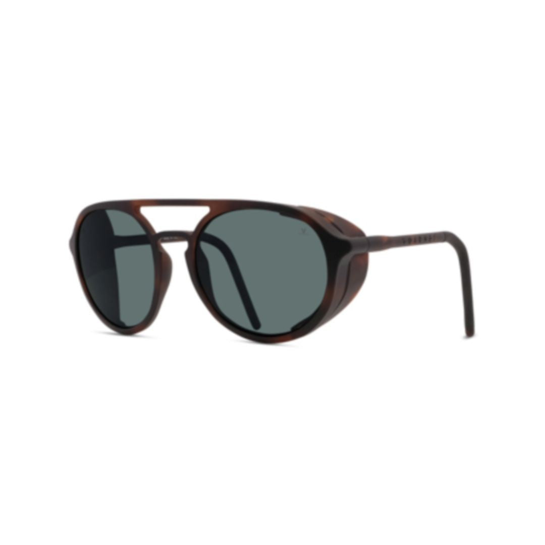 Vuarnet Tortoiseshell Aviator Sunglasses With Integrated Side Shields