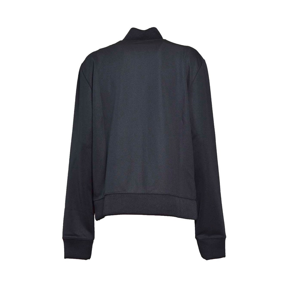 Courrèges Black Nylon Interlock Zip-Up Sweatshirt