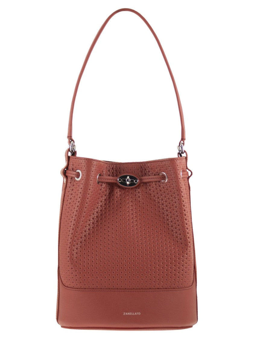 Zanellato Monda' - Leather Bucket Bag S