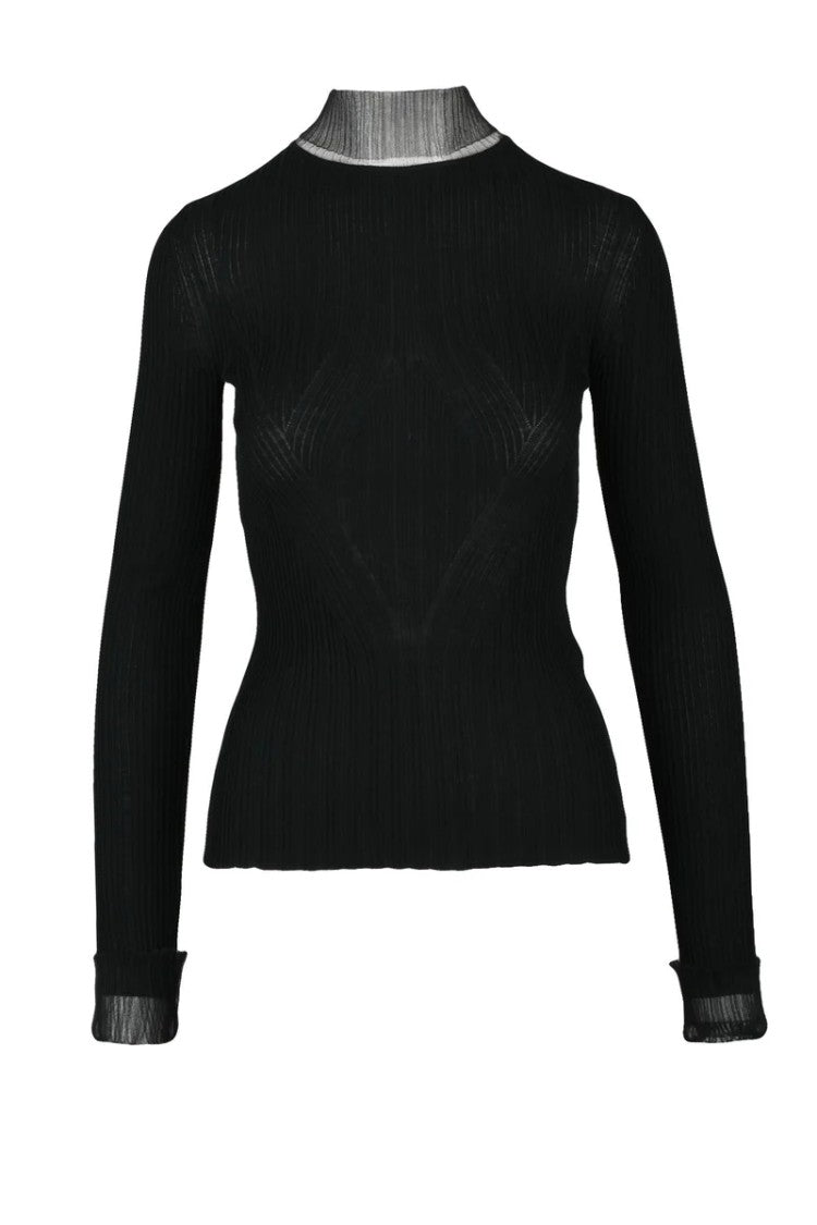 Sportmax Derris Virgin Wool Knit - Black