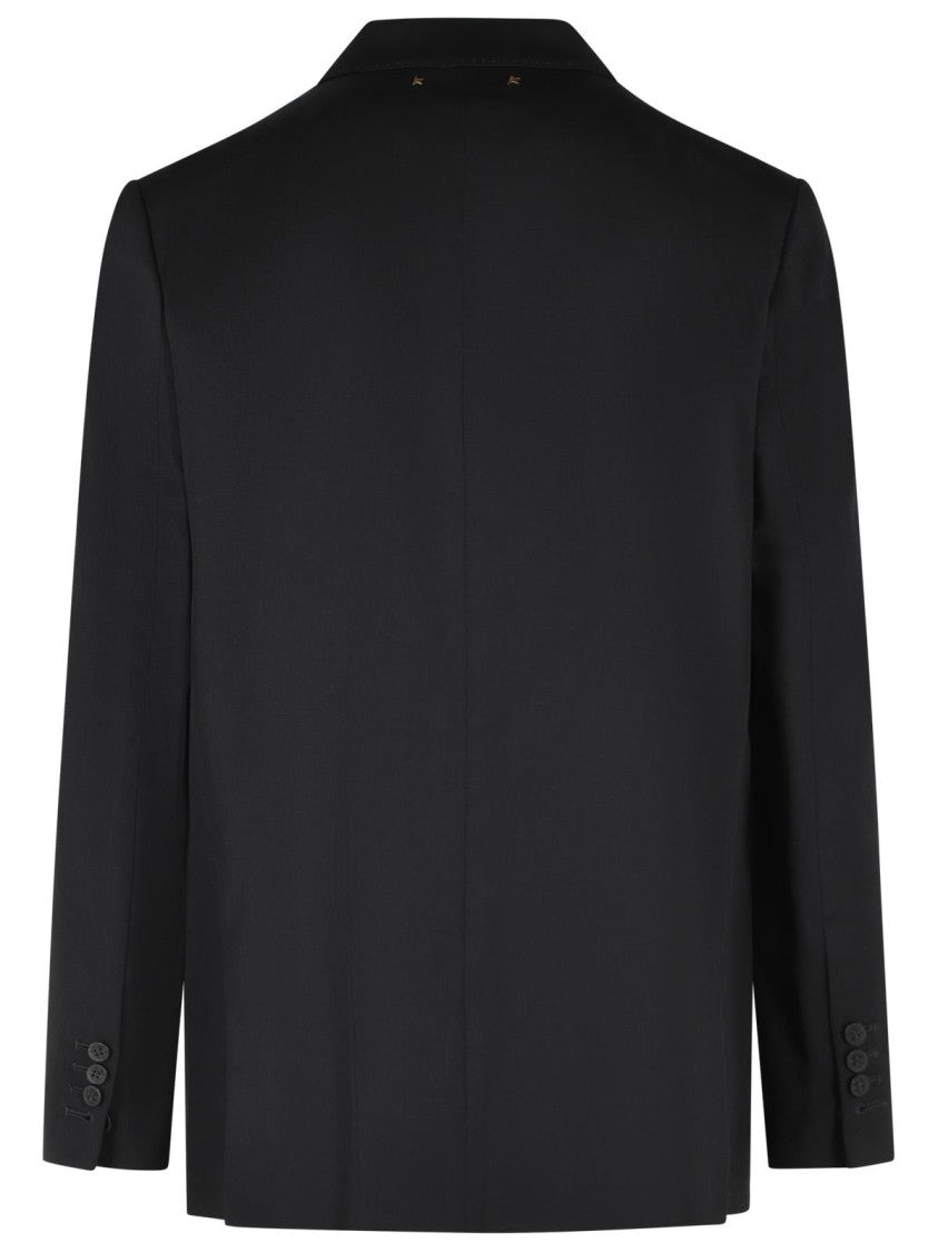 Golden Goose Black Virgin Wool Blazer