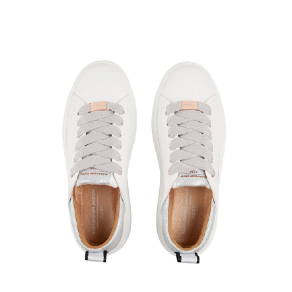 Alexander Smith Ecowembley Sneakers In White Vegetable Leather