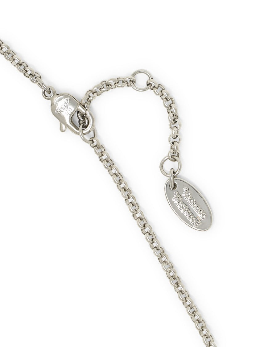 Vivienne Westwood Mini Bas Relief Pendant Necklace With Celestial-Inspired Charm