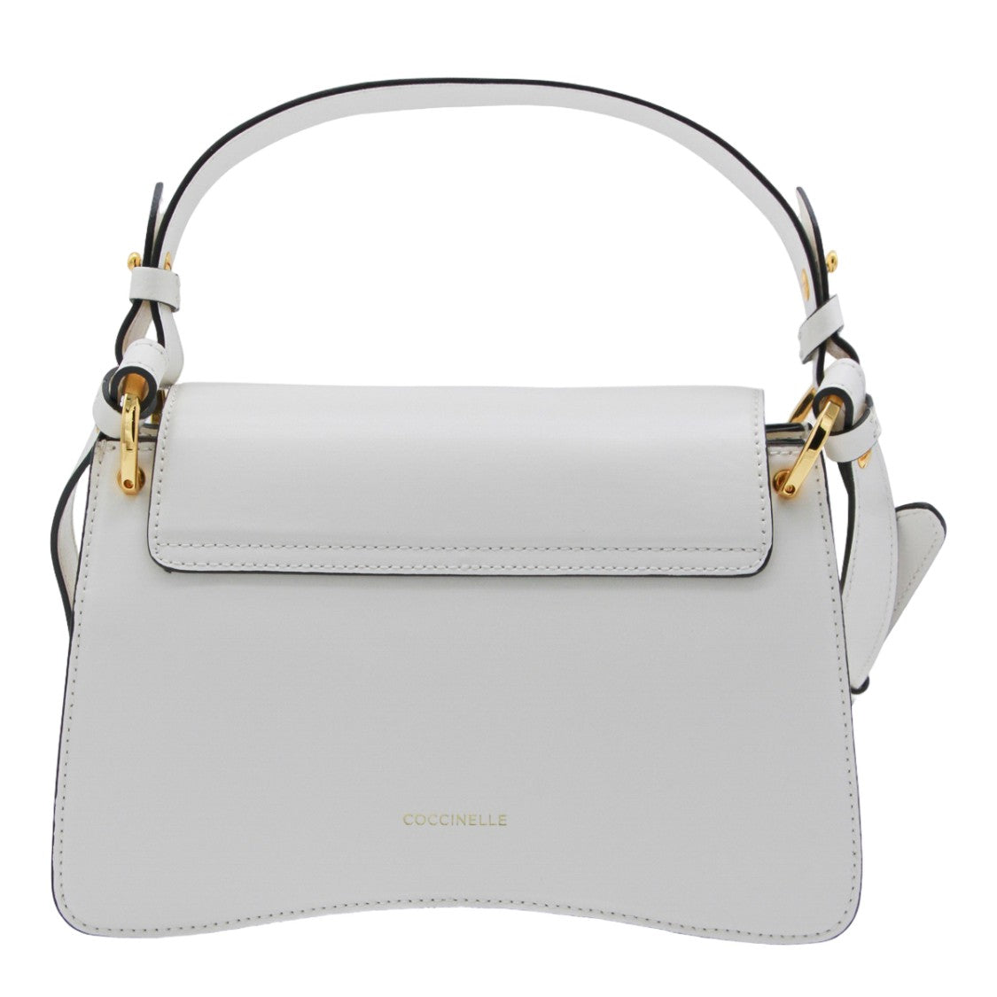 Coccinelle Structured Handbag With Gold Accents