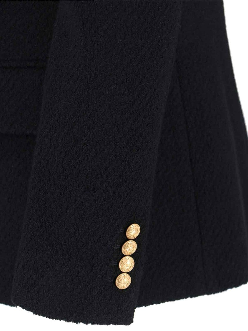 Chloé Double-Breasted Black Blazer With Classic Lapel