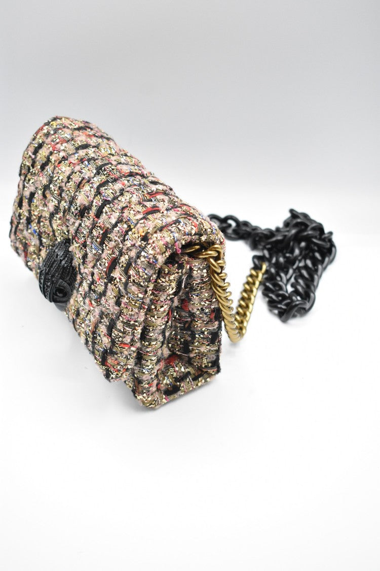 Kurt Geiger Textured Woven Handbag Chain Strap