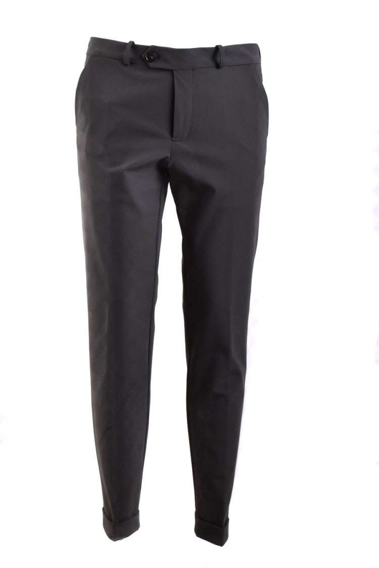 Rrd Tailored Green Trousers With Classic Waistband And Smooth Finish
