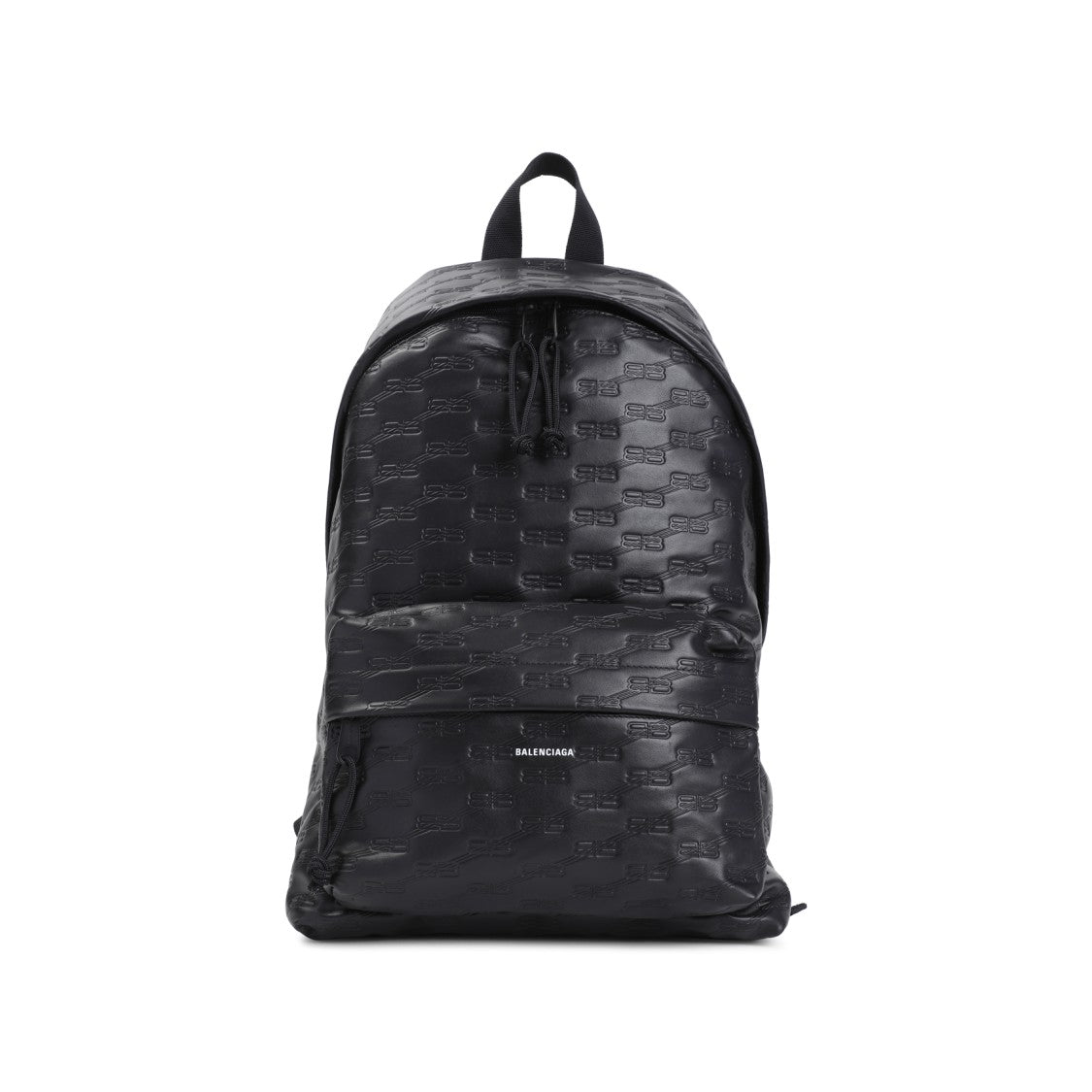 Balenciaga Black Leather Backpack