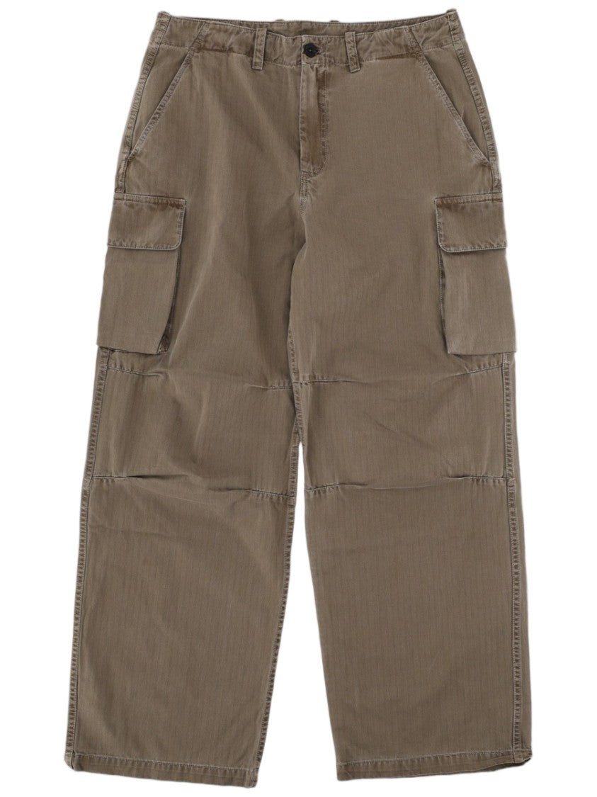 Our Legacy Mount Cargo Pants With Wide-Leg Fit And Flap Pockets