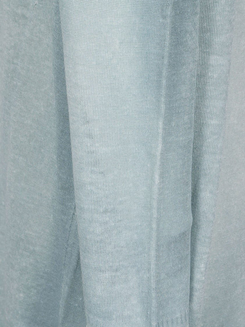 Wlns Cashmere Lino Seta Semi-Sheer Long Cardigan