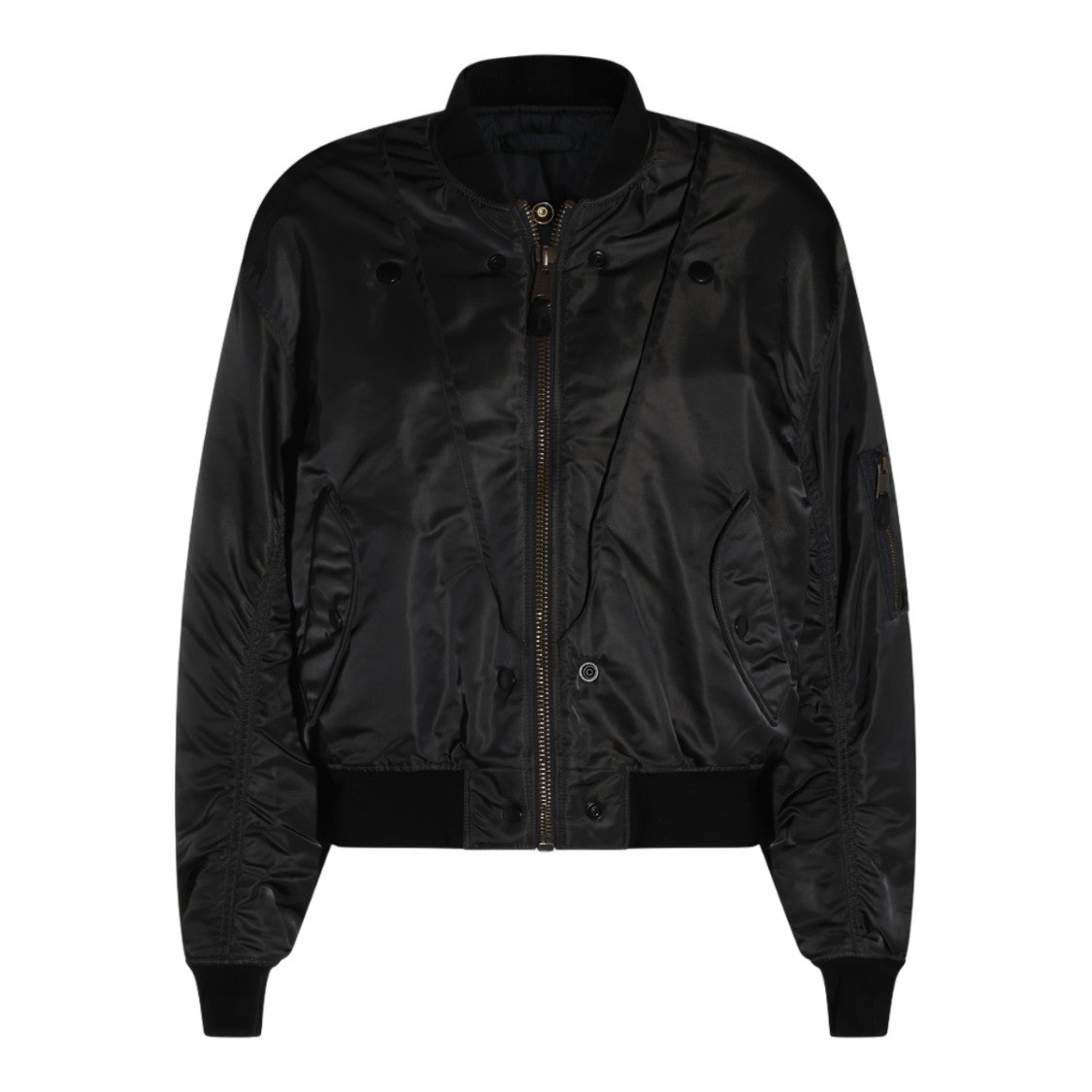 Maison Margiela Shiny Finish Functional Detail Bomber Jacket
