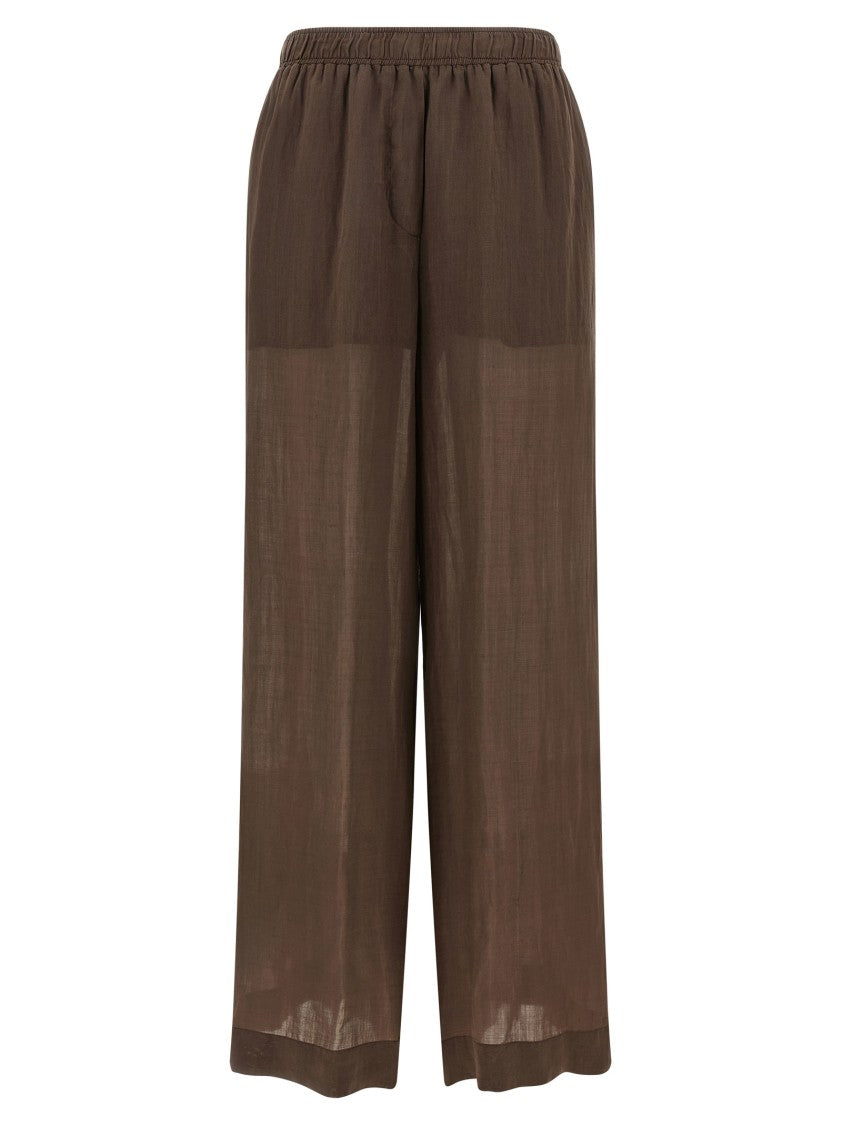 Nude Palazzo Pants