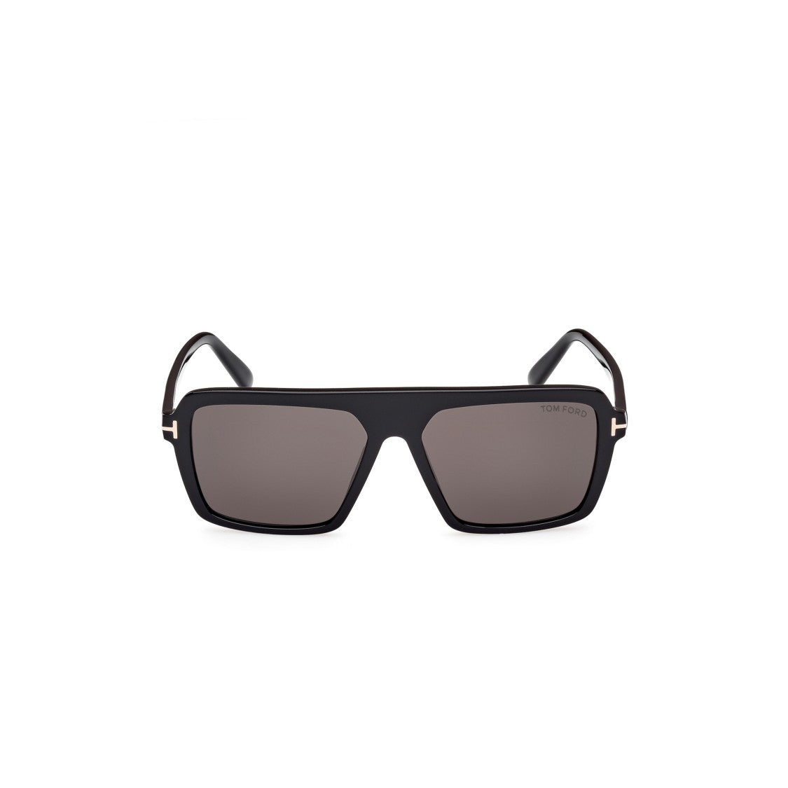 Tom Ford Oversized Rectangular Acetate Sunglasses With Metallic Accents