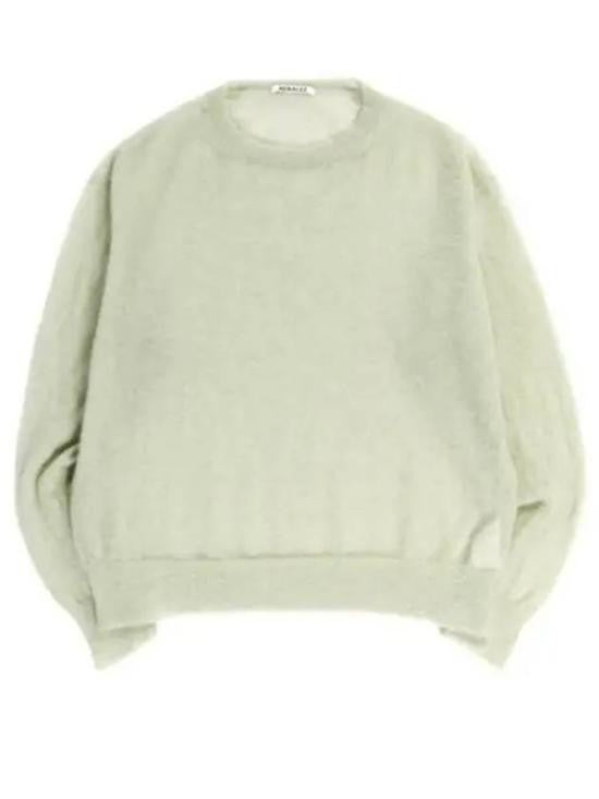 Auralee Relaxed Fit Mohair Blend Sweater