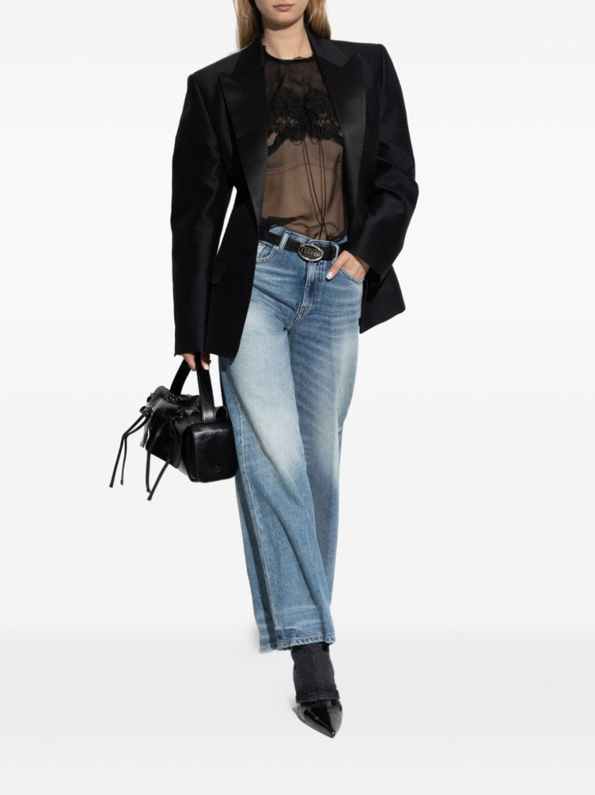 Diesel Wide-Leg Denim Jeans
