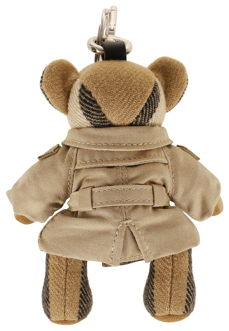 Burberry Ls Thomas Bear Cashmere Trench Coat Keyring
