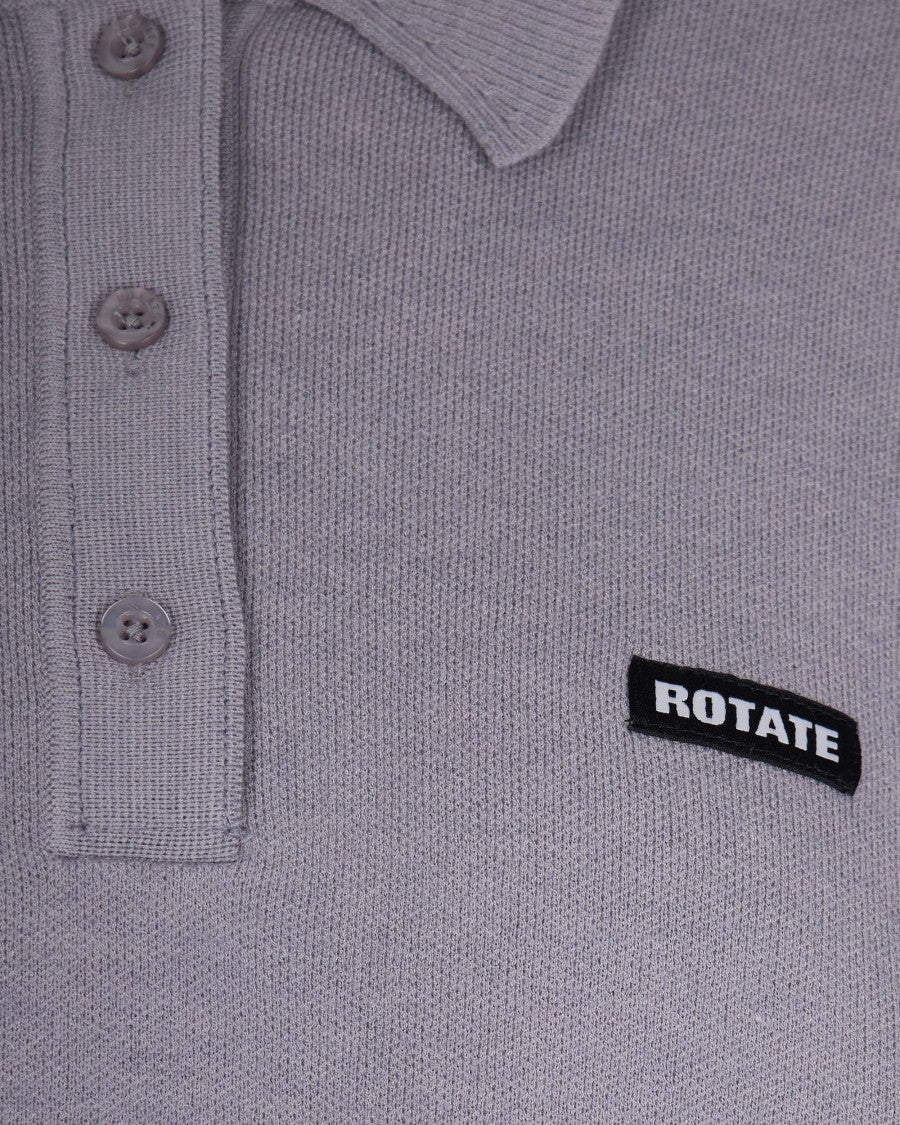 Rotate Slinky Knit Alloy Polo
