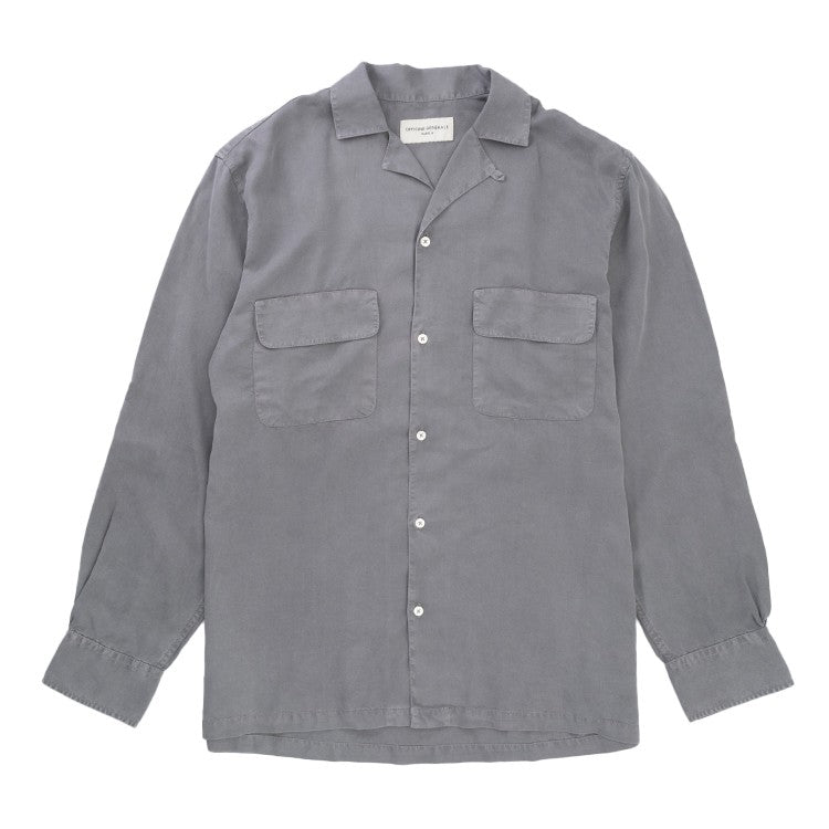 Officine Generale Relaxed-Fit Camp Shirt With Chest Pockets
