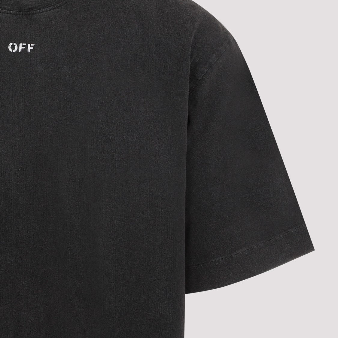 Off-White Black Cotton Matthew Skate T-Shirt
