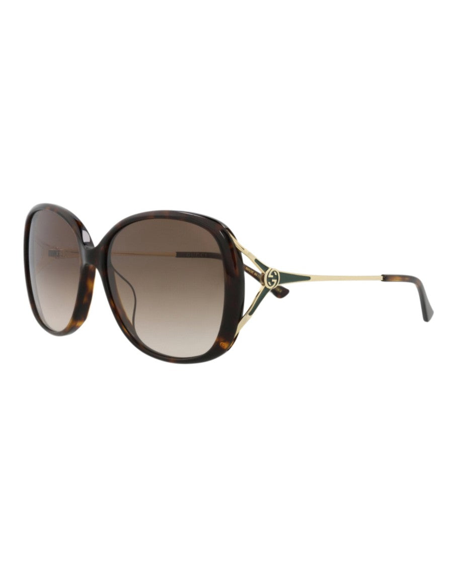 Gucci Round-Frame Acetate Sunglasses