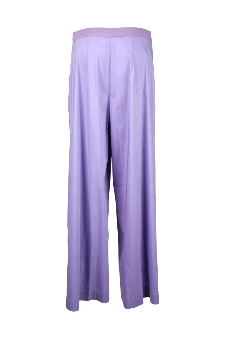 Liviana Conti Cropped Wide-Leg Trousers With Minimalist Design