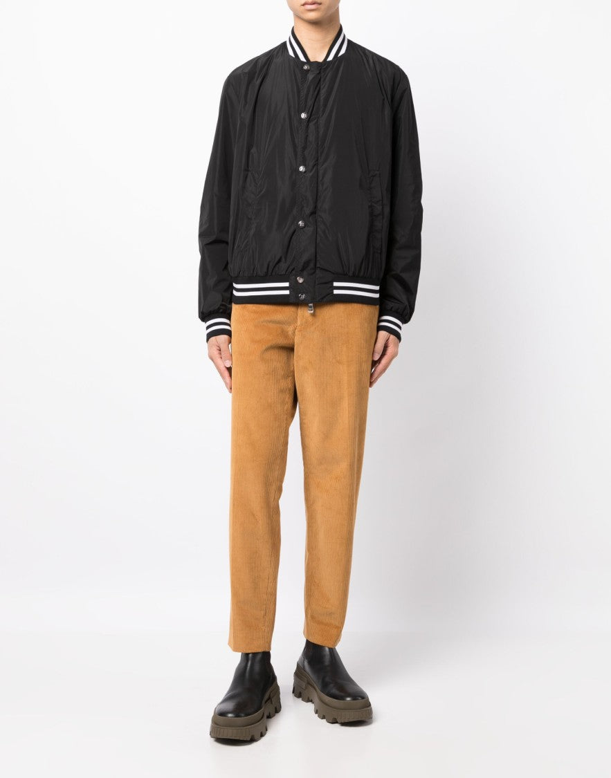 Moncler Logo Patch Corduroy Pants