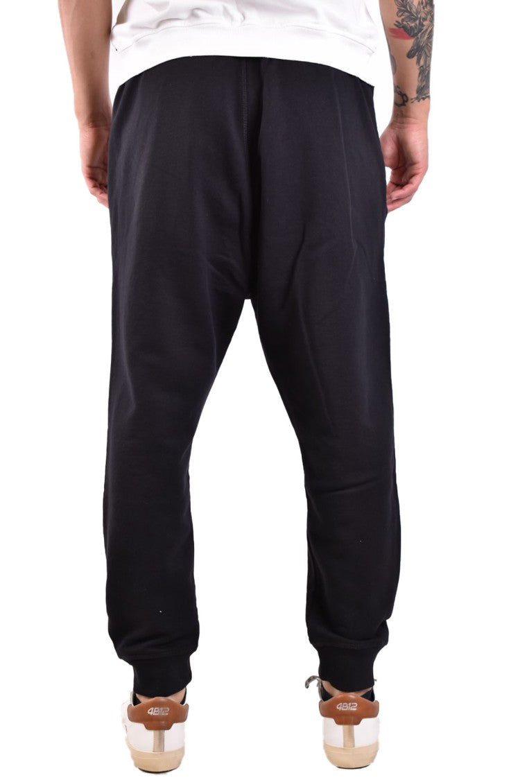 Dsquared2 Black Cotton Sweatpants