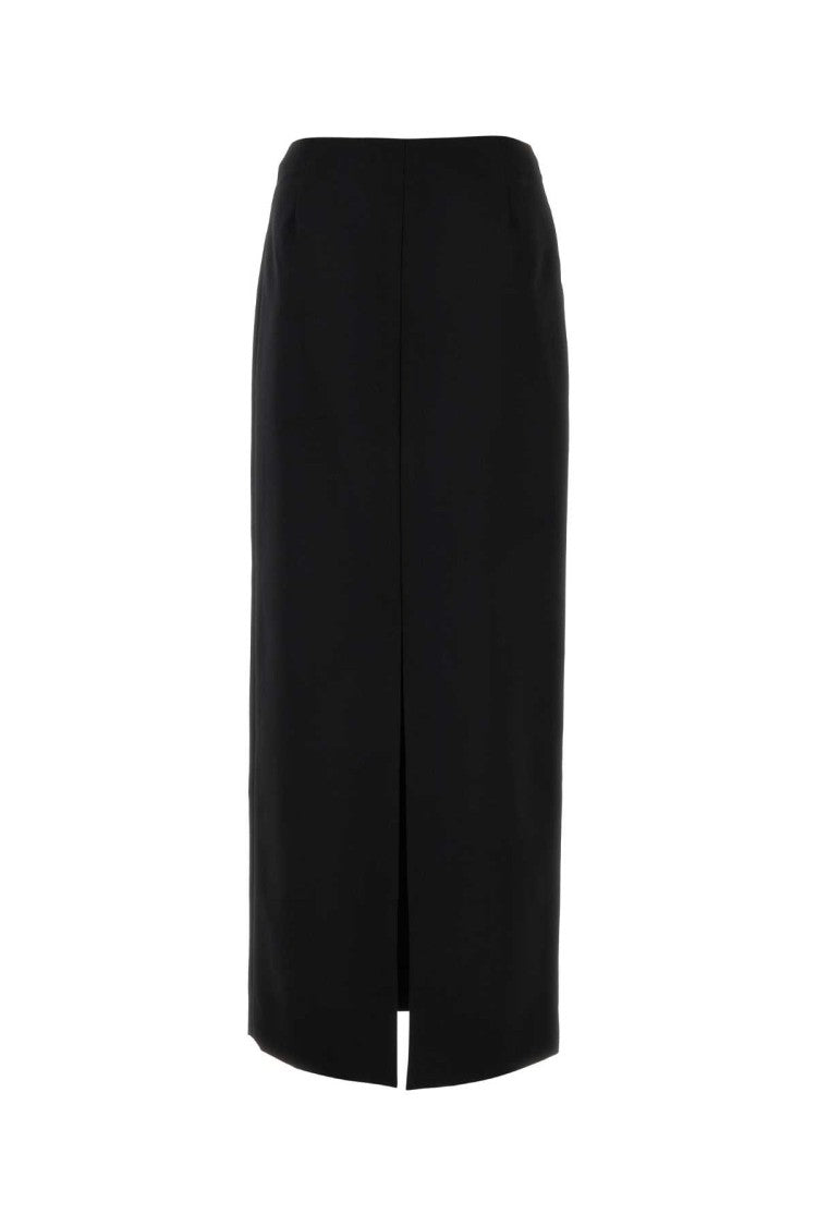 Givenchy Black Wool Blend Skirt