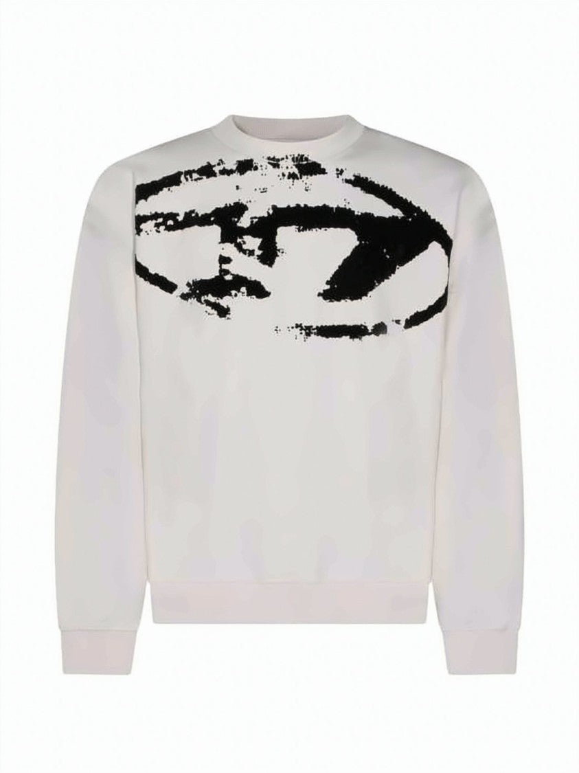 Diesel Long-Sleeve Tee With Abstract Graphic